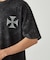 バックプリント フロスト半袖Tシャツ