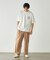 バックプリント フロスト半袖Tシャツ