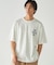バックプリント フロスト半袖Tシャツ