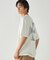 バックプリント フロスト半袖Tシャツ