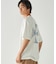 バックプリント フロスト半袖Tシャツ