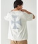 バックプリント フロスト半袖Tシャツ