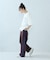 ポリエステルストレッチ ラインパンツ
