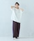 ポリエステルストレッチ ラインパンツ