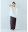 ポリエステルストレッチ ラインパンツ