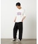 ポリエステルストレッチ ラインパンツ