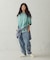 インレイ刺繍プルオーバー