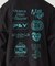 バックプリント 長袖Tシャツ