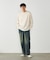 裏起毛ワッフル 長袖Tシャツ