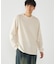 裏起毛ワッフル 長袖Tシャツ