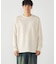 裏起毛ワッフル 長袖Tシャツ