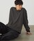ボーダー ロングTシャツ