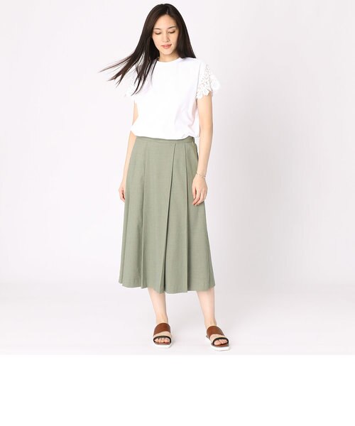 アシンメトリータックキュロットパンツ｜コムサの通販｜&mall（アンド