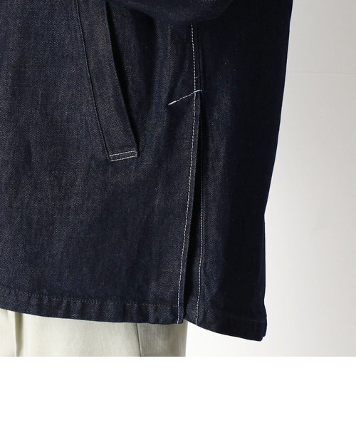 リネンデニム ショートコート｜コムサの通販｜&mall（アンドモール