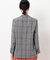シアーオーバーチェック テーラードジャケット