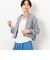 〔 TALLサイズ 〕 からみ織り ノーカラージャケット