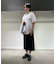 オーガニックコットンマグワッシャー スタンドカラーシャツ