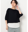 【レイヤード】ジョーゼットジャージーセットＴシャツ