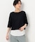 【レイヤード】ジョーゼットジャージーセットＴシャツ