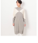 ブークレ杢ニット インターシャニットドレス
