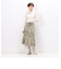 ゴブラン織り Ａラインフレアスカート