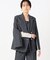 〔 TALLサイズ 〕 ポリエステルデニム ダブルブレストジャケット