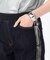 中空ストレッチデニム ウエストリブパンツ