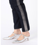中空ストレッチデニム ウエストリブパンツ