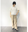【セットアップ対応】シャンブレータフタ ストレートワイドパンツ