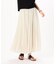 エアリーシフォンジャージー アコーディオンプリーツスカート