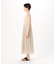 リネンシフォン プリーツドレス