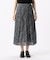 シアーリネンチェック プリーツスカート