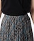 シアーリネンチェック プリーツスカート