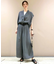 【セットアップ対応/リバーシブル】スプリットジョーゼット シフォンパンツ