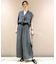 【セットアップ対応/リバーシブル】スプリットジョーゼット シフォンパンツ