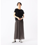 【セットアップ対応/リバーシブル】スプリットジョーゼット シフォンパンツ