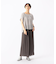 【セットアップ対応/リバーシブル】スプリットジョーゼット シフォンパンツ