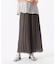 【セットアップ対応/リバーシブル】スプリットジョーゼット シフォンパンツ