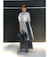 【セットアップ対応/リバーシブル】スプリットジョーゼット シフォンパンツ