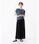 【セットアップ対応/リバーシブル】スプリットジョーゼット シフォンパンツ