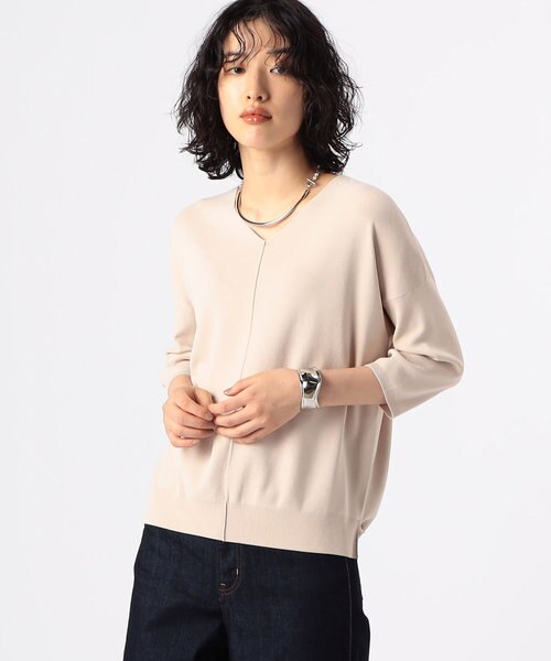 新品未使用 YONFA KUKO Vネックプルオーバー 深Vネック長袖プルオーバー | ku-ae.style