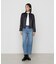 〔 TALLサイズ 〕 マットサテン デザインハイネックブラウス