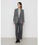 〔 TALLサイズ 〕2WAYストレッチチェックフラノ デザインダブルジャケット