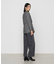 〔 TALLサイズ 〕2WAYストレッチチェックフラノ デザインダブルジャケット