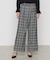 〔 Sサイズ 〕 2WAYストレッチチェックフラノ デザインワイドパンツ