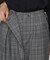 〔 Sサイズ 〕 2WAYストレッチチェックフラノ デザインワイドパンツ