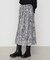 カットジャカードアートプリント スカート