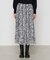 カットジャカードアートプリント スカート