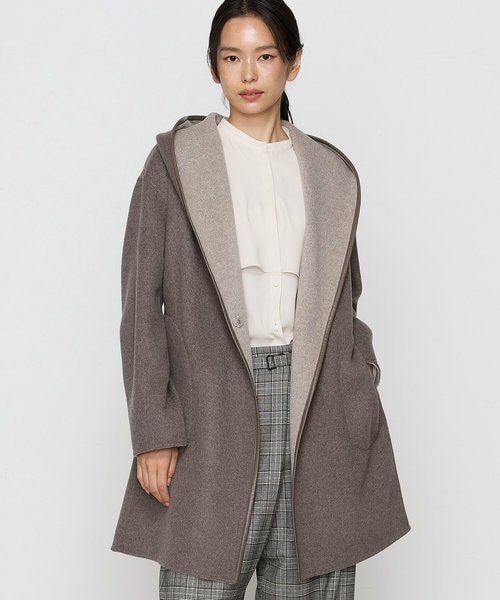 ロイヤルジーロンビーバーダブルフェイス リバーシブルコート