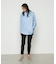 コットンサテンオルタージュ ロングシャツ